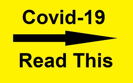 Special Note:  Due to COVID19