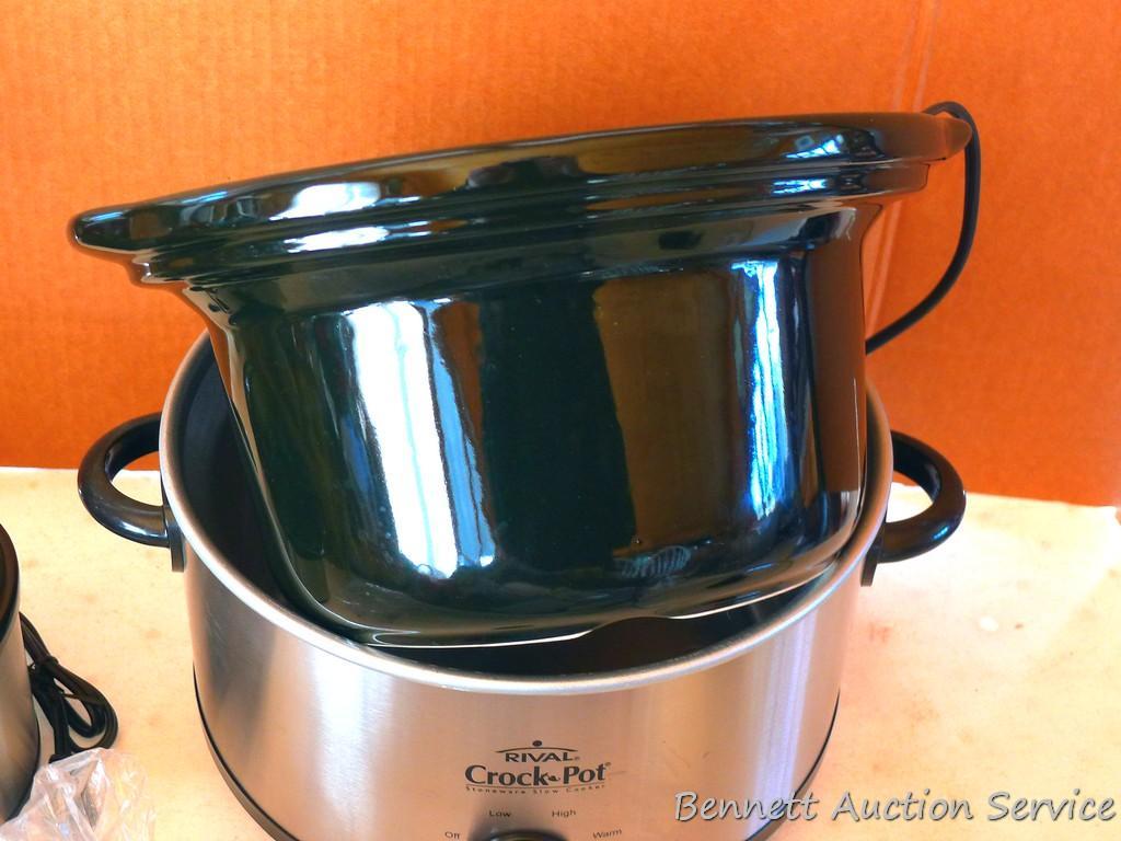 Rival Crock-Pot Little Dipper Stoneware Mini Slow Cooker 32041