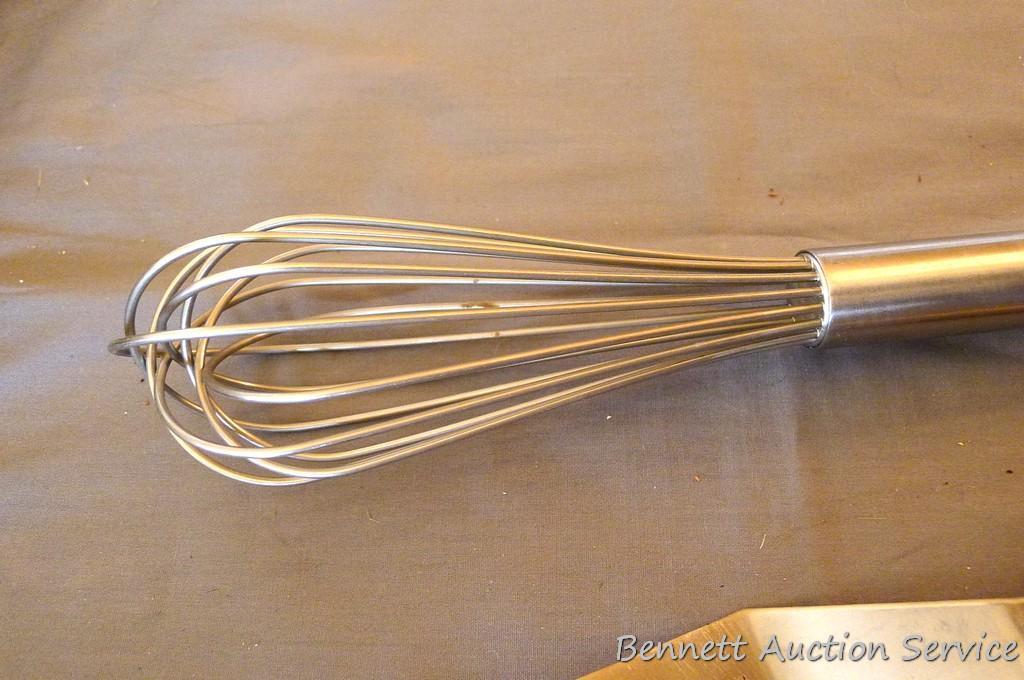 Vollrath heavy duty stainless steel whisk;