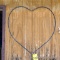 Metal heart shaped plant hanger 85