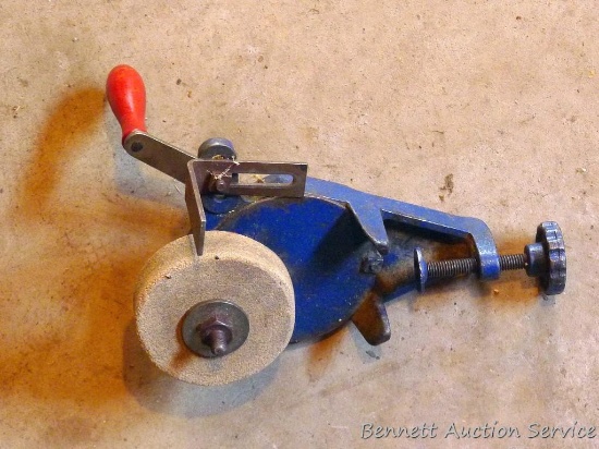 Hand crank grinder clamps on your benchtop and works even when the power is out.