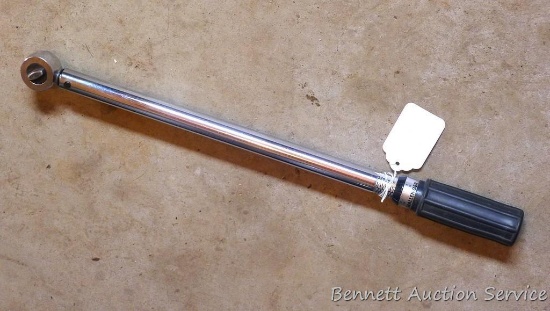 Challenger 1/2" drive torque wrench goes up to 250 ft lbs.