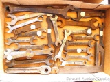 Large assortment of open & box end wrenches, specialty wrenches and more.