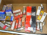 Champion spark plugs; NGK spark plugs; condenser & points from CarQuest.