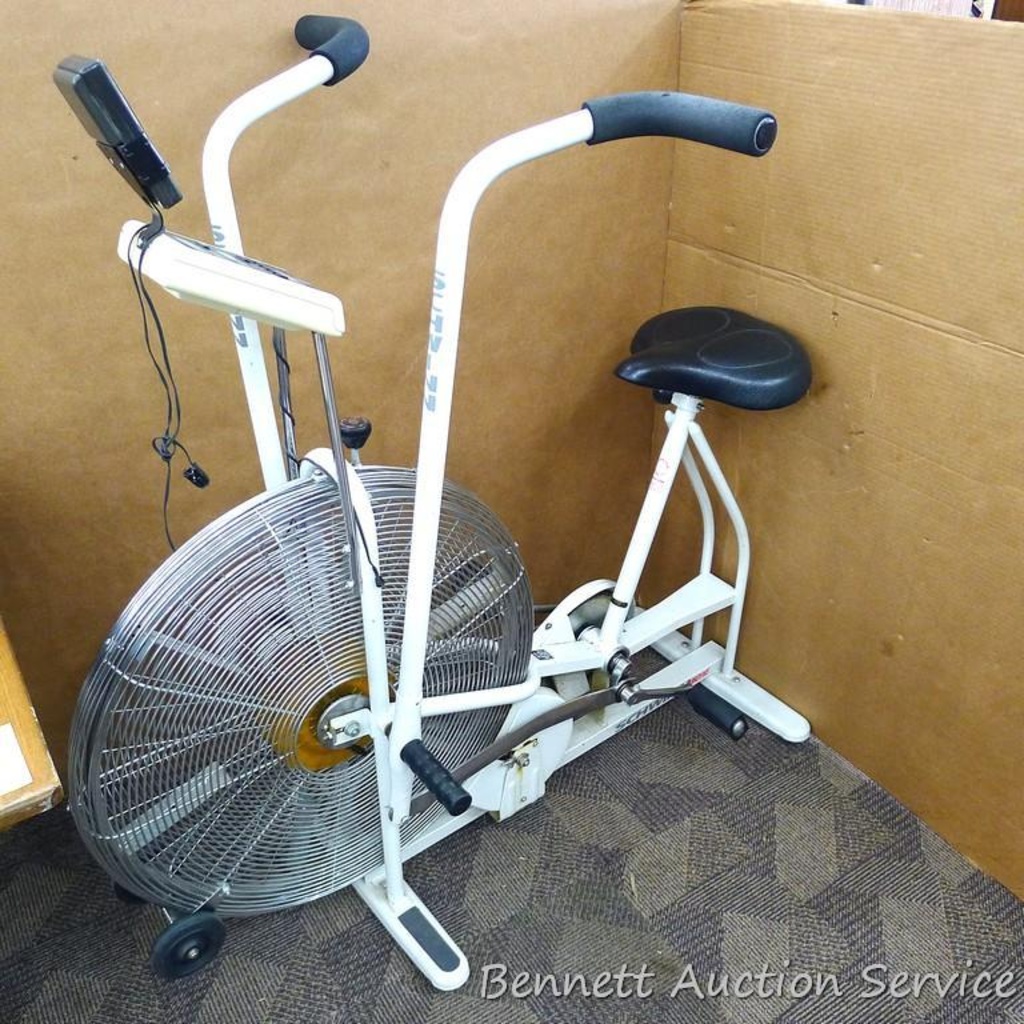 Schwinn Airdyne exercise bike comes 
