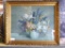 Beautifully ornate frame with floral print. Frame is approx. 32