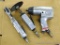 CP air impact wrench model CP-734 with 1/2: drive; CP pneumatic grinder; Powermate pneumatic ratchet