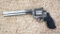 Smith & Wesson Model 686-4 stainless steel .357 Magnum revolver has an 8