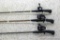 Three rods and reels