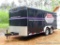 Haulmark Model 716BT tandem axle enclosed job site trailer is 16-1/2' long, 7' wide, 6'4