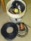 5 Gallon pail of coax wire, speaker wire, more.