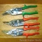 Three nice WISS tin snips. One M2 and two M1.