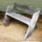 Homemade wooden bench is 48