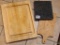 Nice solid wooden cutting board measures 18