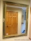 Nice large entry mirror measures approx. 3' x 4'.