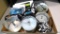 Assortment of CD-RW, CD-R, DVD+R and other discs; Sony CD headphone set; more.