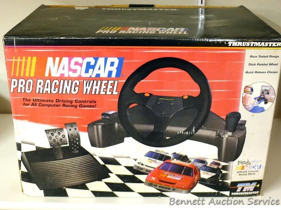 Nascar Pro Racing Wheel for all computer racing games comes with original box, manuals, etc. All
