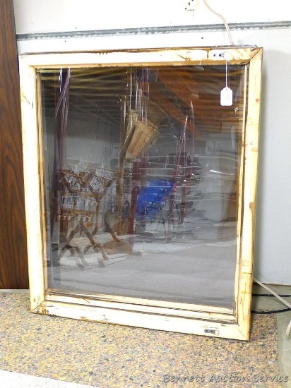 Three approx. 40" x 46" display frames with nice bulletin board inserts.