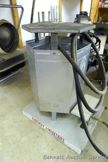 Ready Heater LP gas heater 200,000 btu, includes hose and regulator.