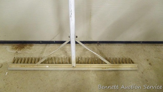 Seymour 3' aluminum landscaping rake.