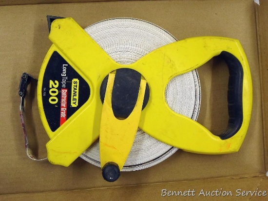 Stanley 200' tape. End has been taped.