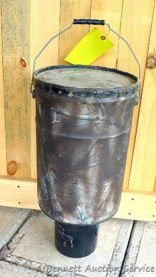 American Hunter deer feeder stands 2' tall.