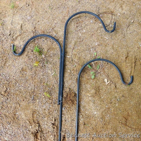 7-1/2' double shepherd's hook, plus one smaller.