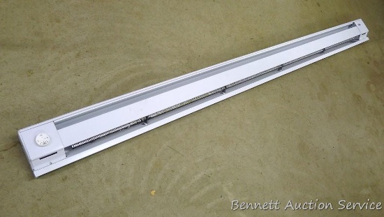 Electric baseboard heater is 8' long.