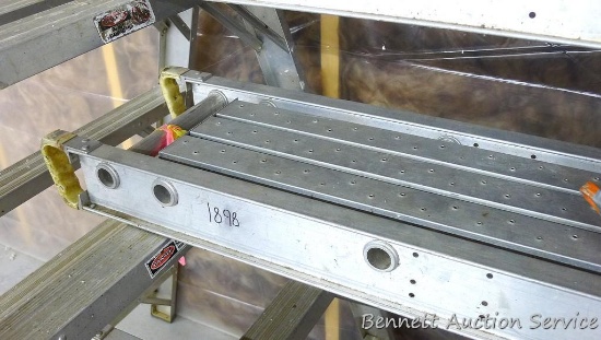 Werner Task-Master aluminum plank, OSHA approved, model 2316, 500 lb load capacity, 16' x 12".