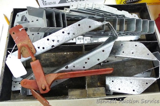Galvanized truss brackets and more.