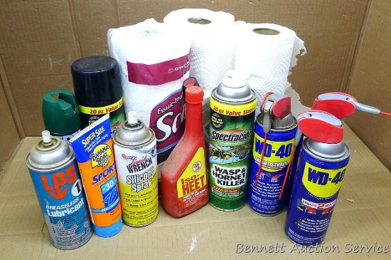 No Shipping. WD40, Wasp and Hornet Spray, Liquid Wrench, Banana Boat sunscreen, paper towels, more.