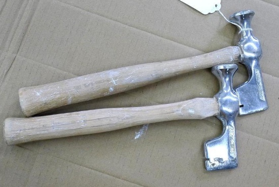 2 Wallboard hatchet hammers are 13" x 6".