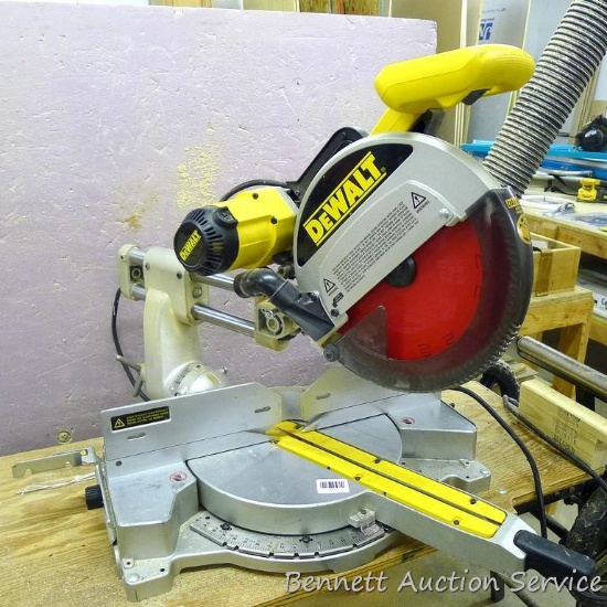 DeWalt 12" sliding compound miter saw.