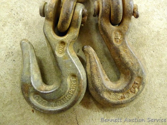 12ft x 3/8" chain with no apparent repairs.