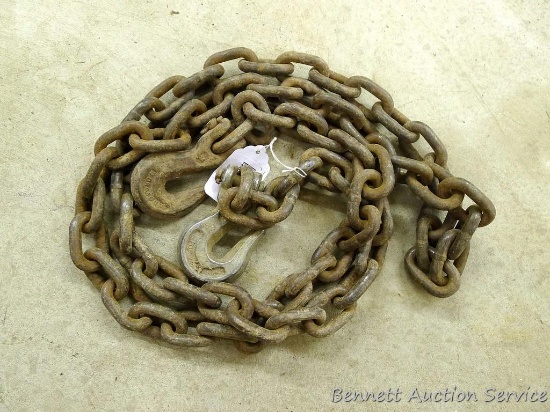 8ft x 3/8" chain with no apparent repairs.