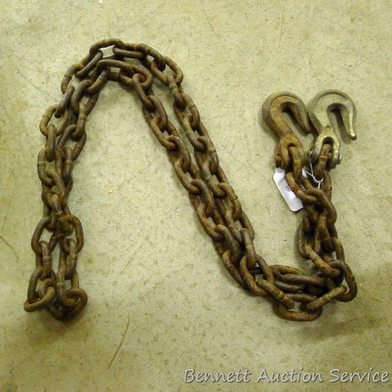 8ft x 3/8" chain with no apparent repairs.