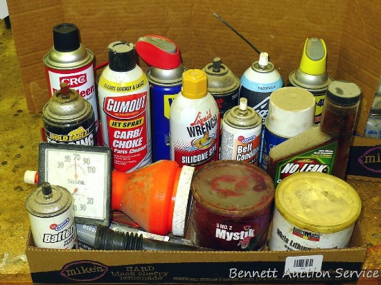 No shipping. Liquid Wrench, No Leak, Fogging Oil, Silicone Spray, Brake Parts Cleaner, WD-40,