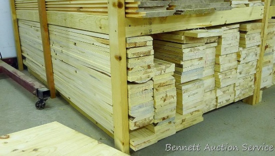 Planed pine lumber up to 10" x 8'.