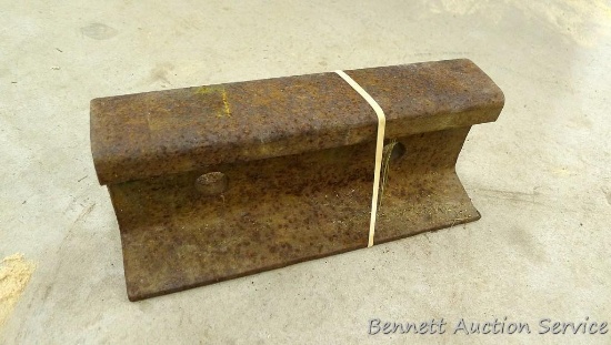 12" piece of train rail makes a nice anvil for small work.