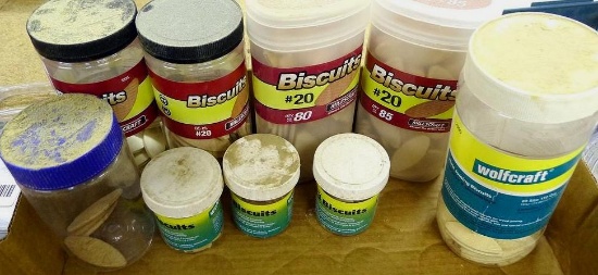 Wolfcraft Biscuits R1, R2 & R3; Milescraft Biscuits #10, #20, #80 & #85 and more.