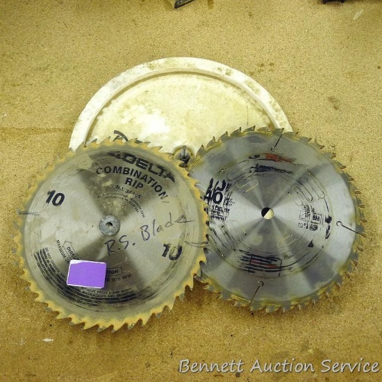 Two 10" saw blades.