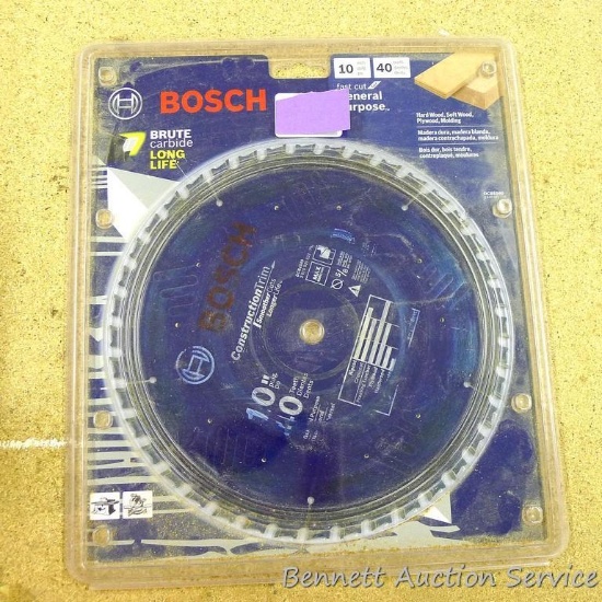 Bosch 10" saw blade.