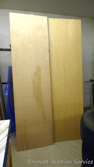 26" x 3/4" x 8' oak MDF 3/4" B-2; 26" x 3/4" x 8' birch CFP Purebond