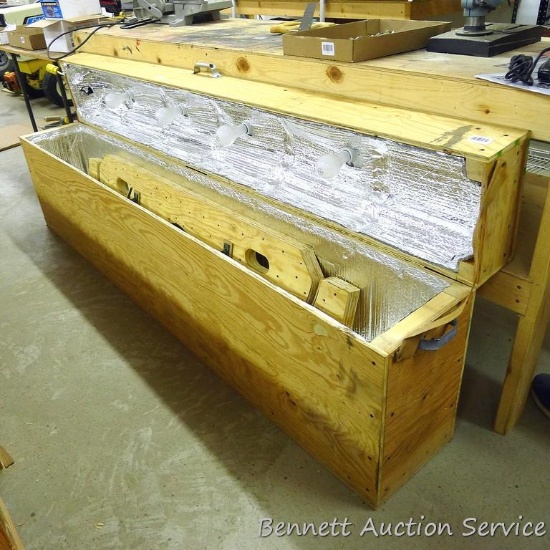 Heat box and forming jig for custom made recurve bows.
