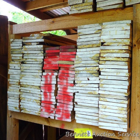 Rough sawn softwood boards up to 10" wide x 100".
