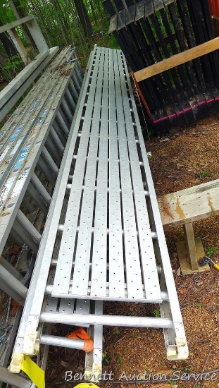 Werner Task-Master aluminum scaffolding plank Model 2316 is rated at 500 lbs and is approx. 16'
