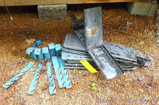 Six roof jacks for 6" planking, plus seven A jacks, sheathing and roofing brackets.