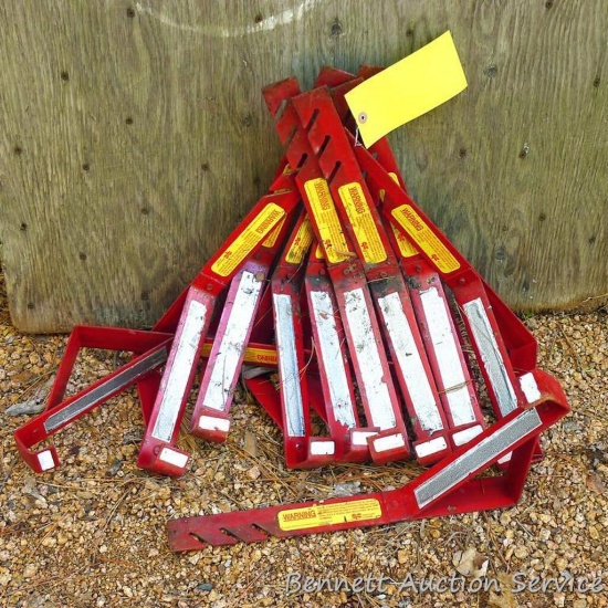 Ten Qual-Craft roof jacks for 10" planks.