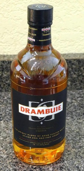No shipping. Sealed bottle of Drambuie Prince Charles Edward Stuart's Liqueur, 750ml.