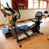 ProForm Hybrid Trainer recumbent exercise bike/stepper machine. Unit looks to be in very good